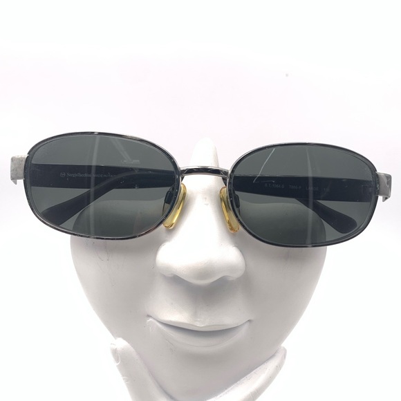 Sergio Tacchini Other - Vintage Sergio Tacchini Gunmetal Oval Sunglasses Frames ST1064-S